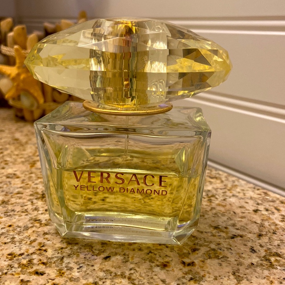 Versace Yellow Diamond perfume.  3 oz. With about half remaining.